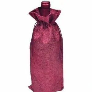 Sacchetto Regalo  juta Rosso