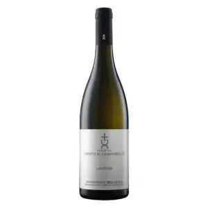 Bottiglia di Laudàri 2023 Chardonnay DOC Sicilia – vino bianco elegante affinato in barrique