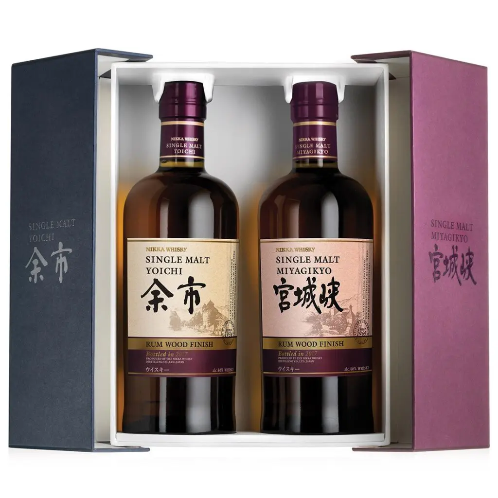 Nikka Yoichi & Miyagikyo Rum Cask Finish – Edizione 70° Anniversario Velier