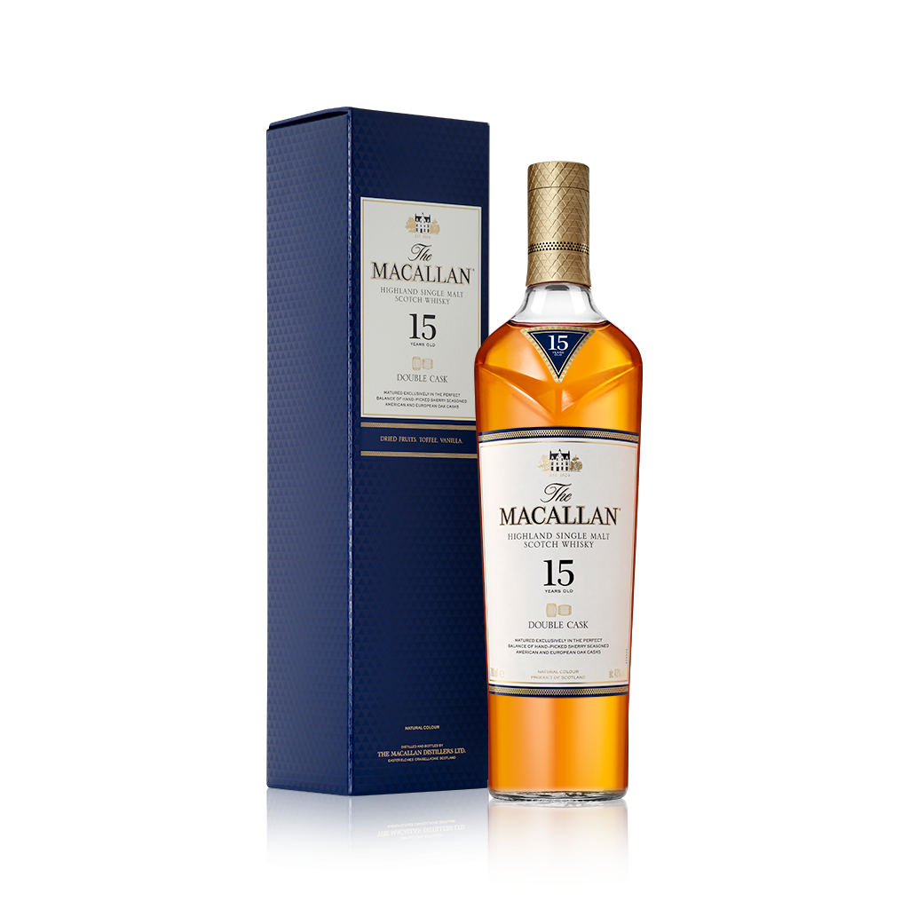The Macallan 15 Years Old DOUBLE CASK Highland Single Malt Scotch Whisky