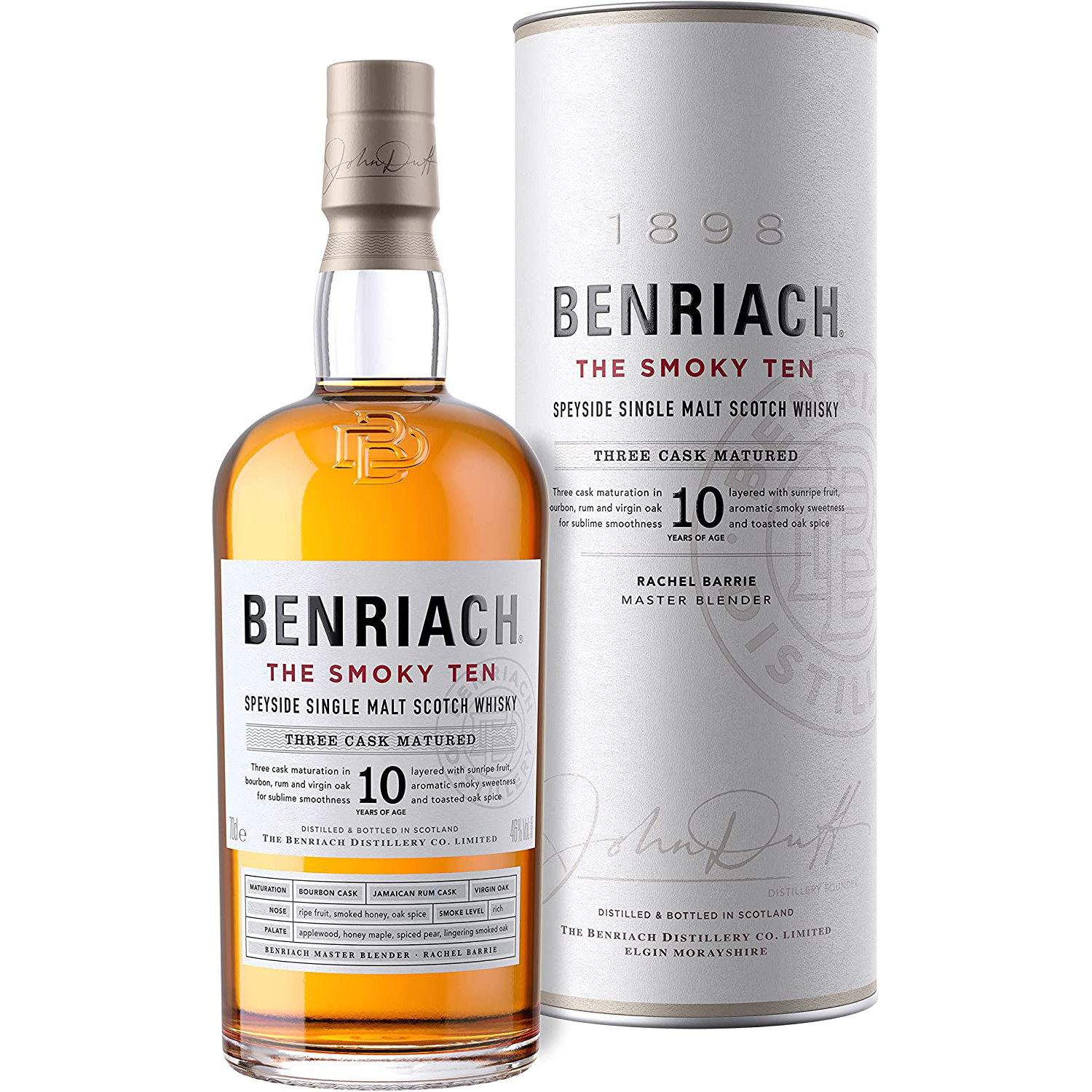 Benriach The Smoky Ten 10 Yo Speyside Single Malt Scotch Whisky 70 Cl